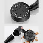 Plastic Scale Shower Head Adjustable Spray Pattern Shower Head