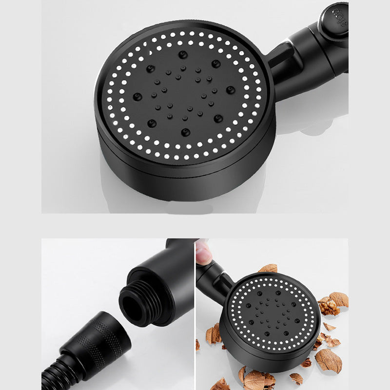 Plastic Scale Shower Head Adjustable Spray Pattern Shower Head