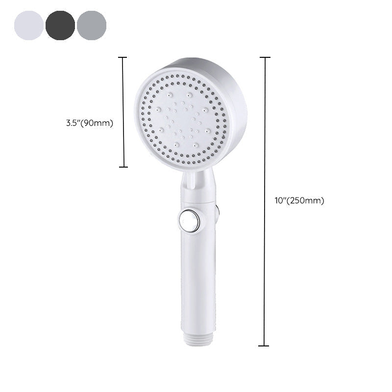 Plastic Scale Shower Head Adjustable Spray Pattern Shower Head
