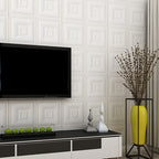 Glam Style Foam Water-Resistant Wall Cladding Living Room 3D Embossing Wall Cladding
