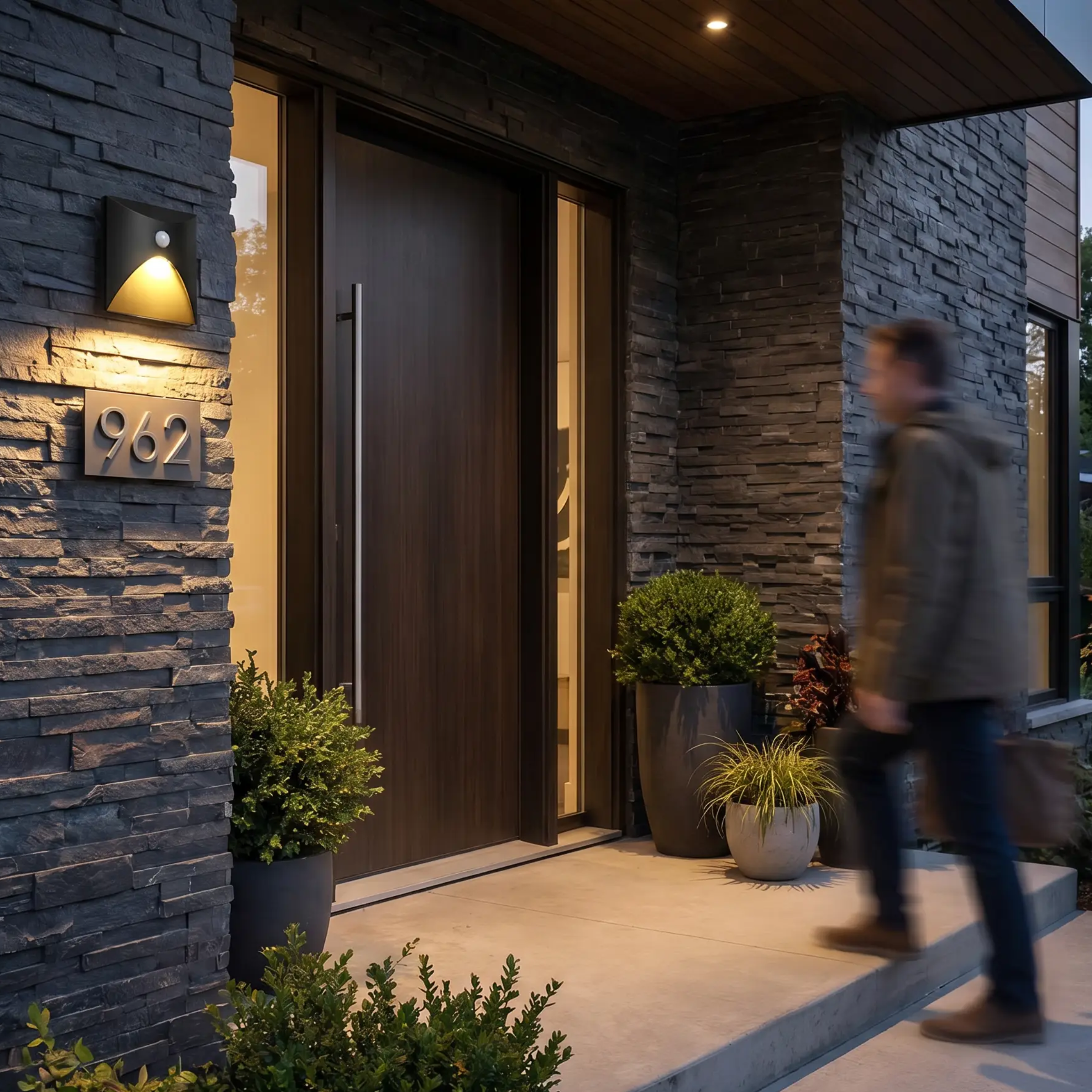 LuminiPath - Waterproof IP65 Wall Light - Indoor and Outdoor Wall Light - Motion Sensor Wall Light LED