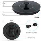 Solar-Powered Dancing Water Fountain with LED Lights for Garden, Patio, and Outdoor Decor