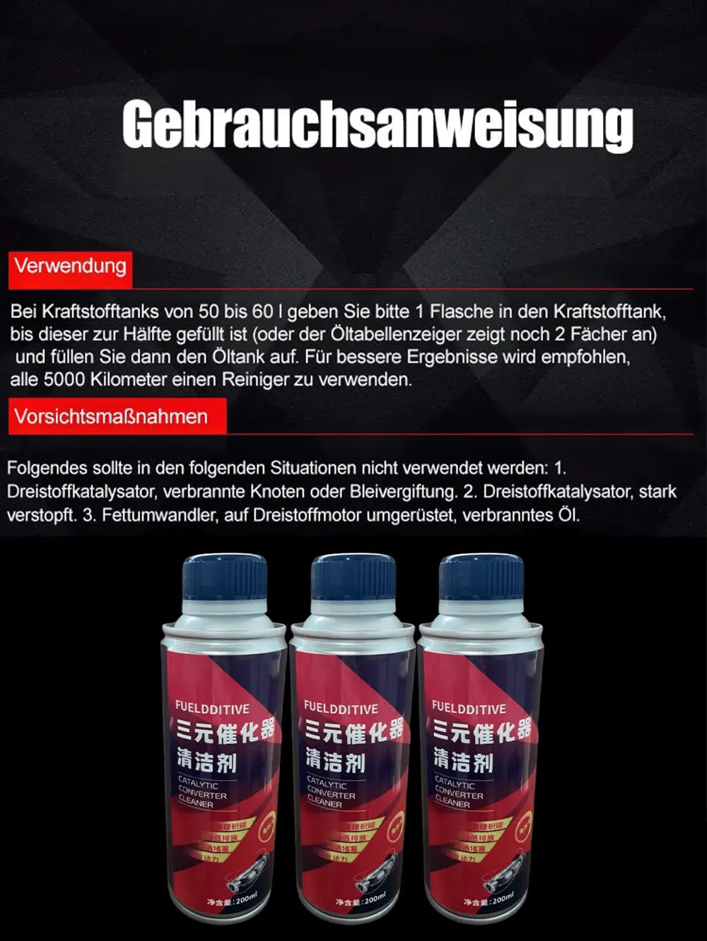 High Performance Catalytic Converter Cleaner – Restores Engine Power and Efficiency