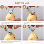 Multifunctional pineapple eye remover