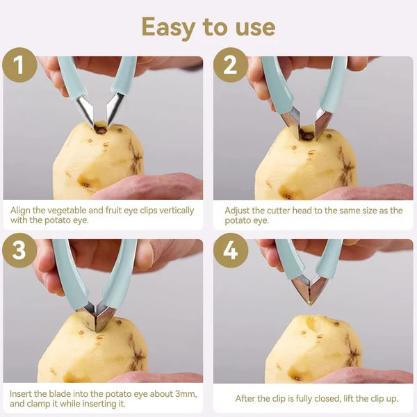 Multifunctional pineapple eye remover