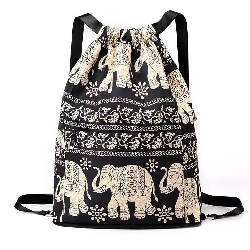 Drawstring, large capacity, dry-wet separation, travel sports backpack
