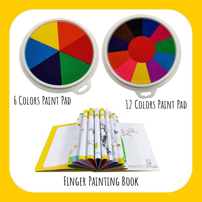 Funny finger painting game