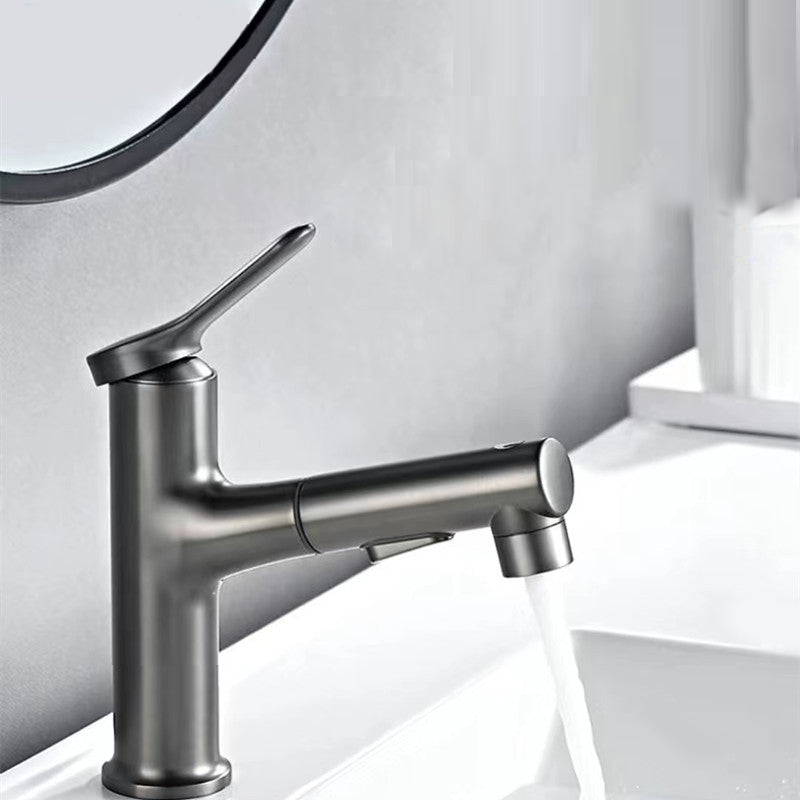 Vessel Sink Faucet Contemporary Pull-out Tap with Swivel Spout