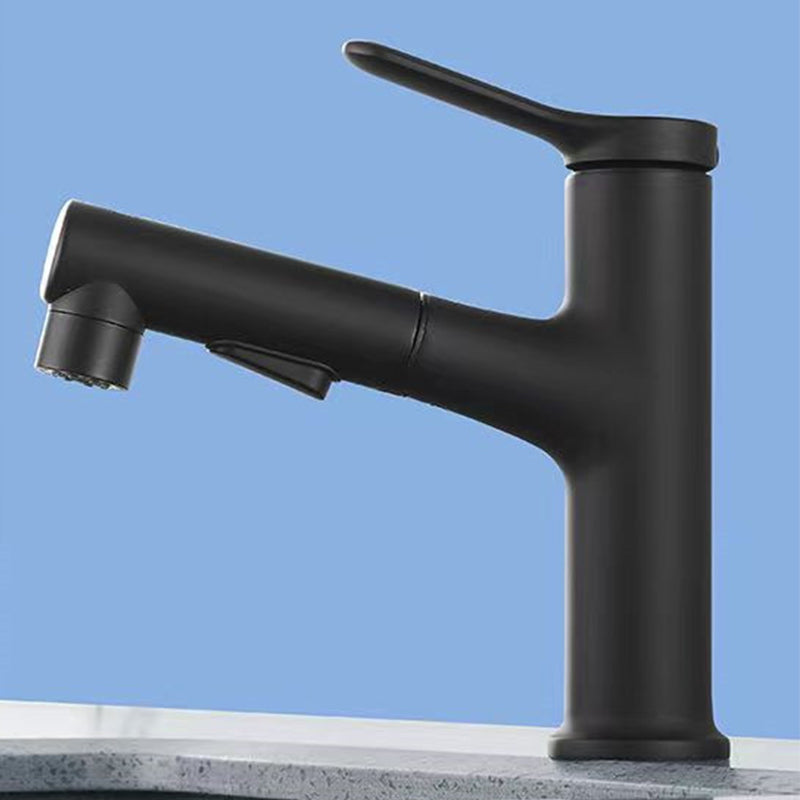 Vessel Sink Faucet Contemporary Pull-out Tap with Swivel Spout