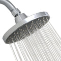 Round Fest Shower Head Silver Single Jet Wall Mounted Shower Head