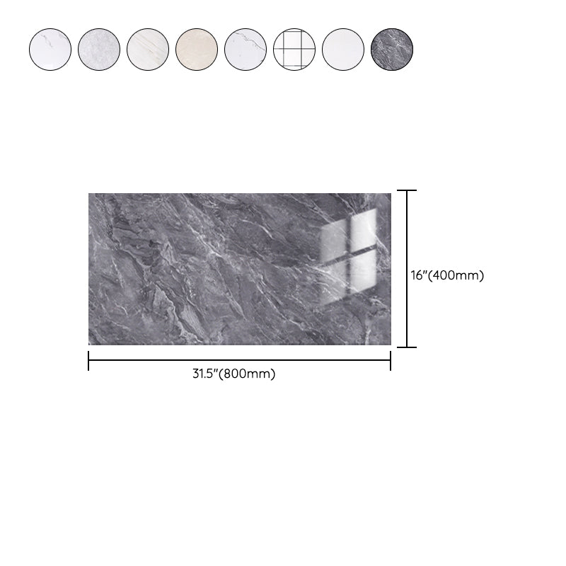 Wall floor tile imitation marble paste waterproof floor tile wallpaper