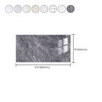 Wall floor tile imitation marble paste waterproof floor tile wallpaper