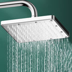 Modern Showerhead Combination Double Showerhead Polished Stainless Steel Wall Mounted Showerhead