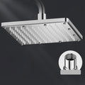 Modern Showerhead Combination Double Showerhead Polished Stainless Steel Wall Mounted Showerhead