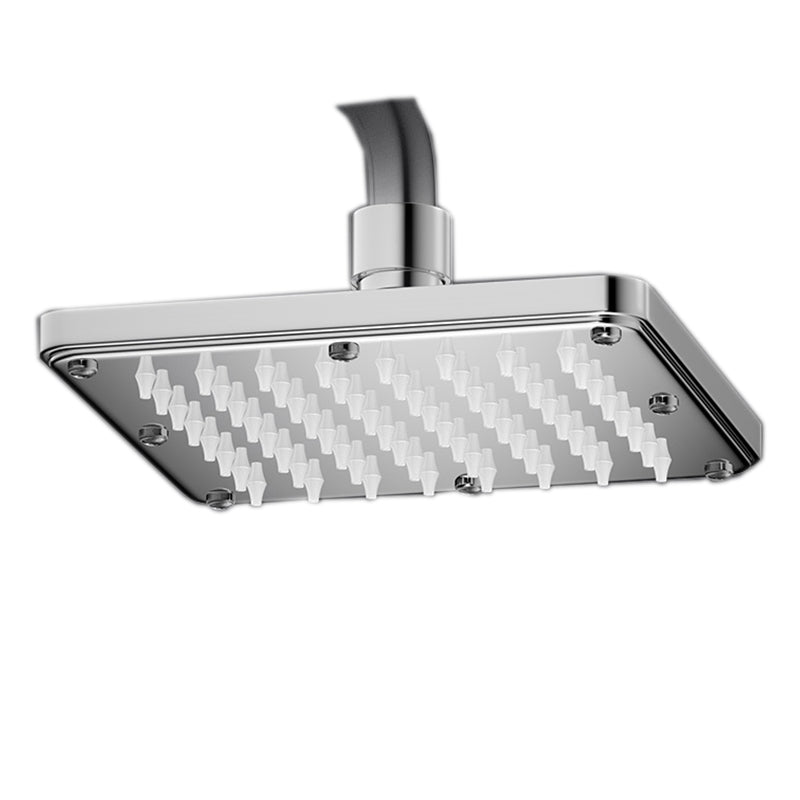 Modern Showerhead Combination Double Showerhead Polished Stainless Steel Wall Mounted Showerhead