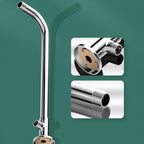 Modern Showerhead Combination Double Showerhead Polished Stainless Steel Wall Mounted Showerhead