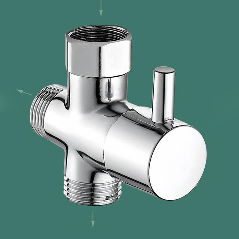 Modern Showerhead Combination Double Showerhead Polished Stainless Steel Wall Mounted Showerhead
