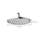 Modern Showerhead Combination Double Showerhead Polished Stainless Steel Wall Mounted Showerhead