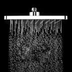 Bathroom Standard Shower Head Rainfall Square Ceiling Mounted Shower Head