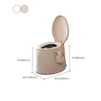 Contemporary Plastic Urinal Stand Toilet with Seat for the Bathroom