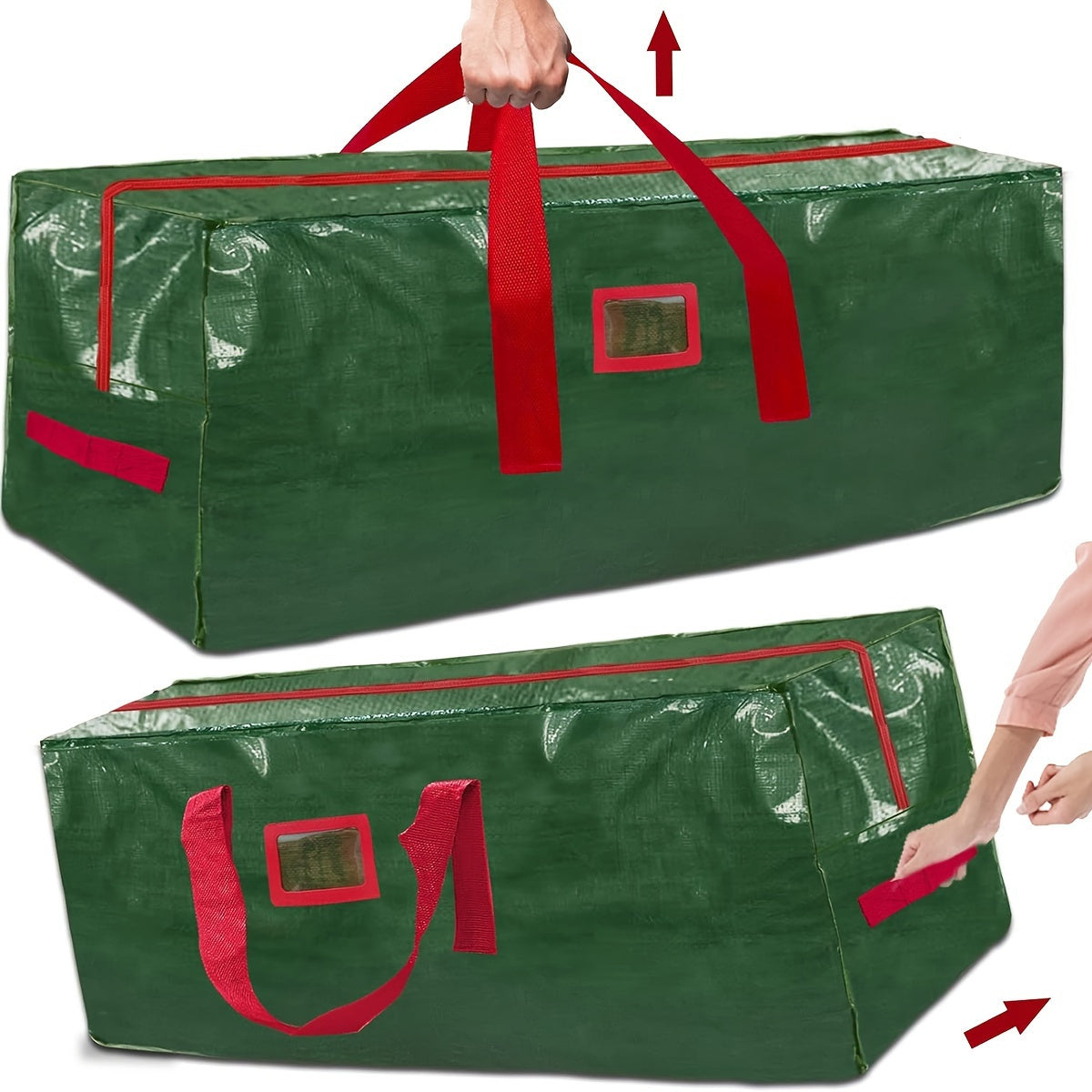 Large Storage Bag for Artificial Christmas Trees – Waterproof and Durable Polyester Model TreeTote