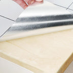 Single panel wallpaper Contemporary kitchen peel and stick splashback