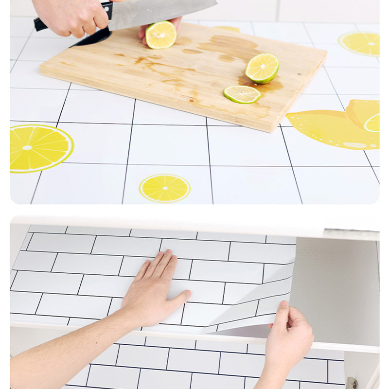 Single panel wallpaper Contemporary kitchen peel and stick splashback