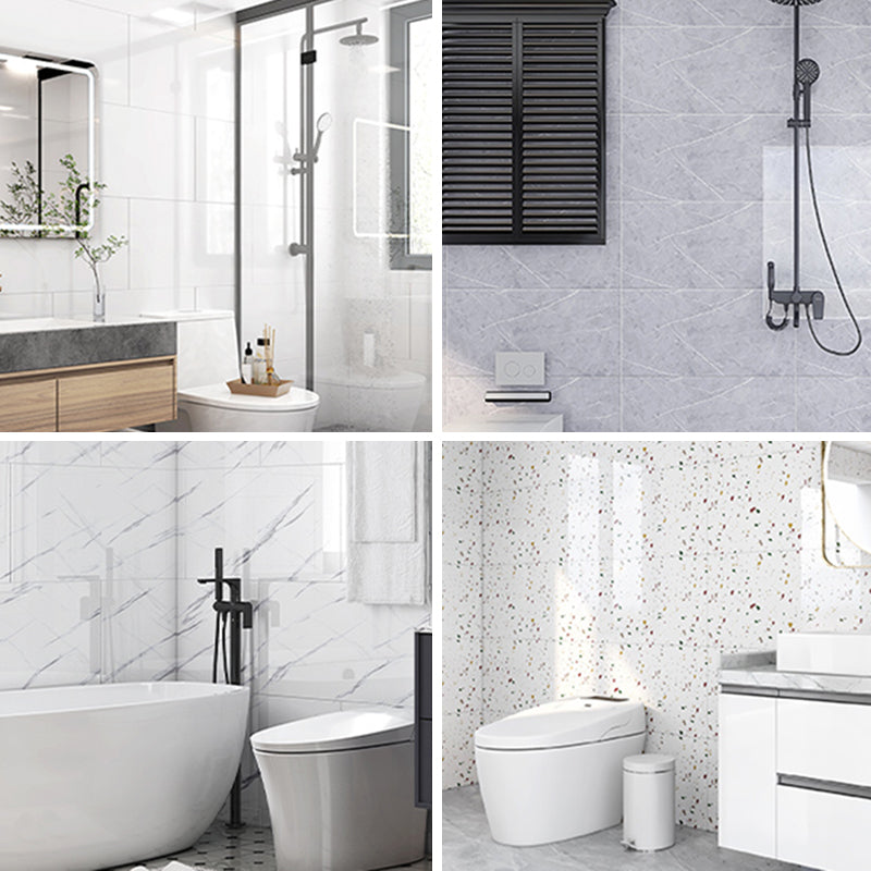 Single Tile Peel and Stick Back Splash Modern Style Bathroom Peel and Stick Back Splash