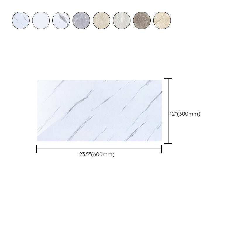 Single Tile Peel and Stick Back Splash Modern Style Bathroom Peel and Stick Back Splash