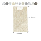 Bathroom mosaic tile marble print peel-and-stick backsplash tile