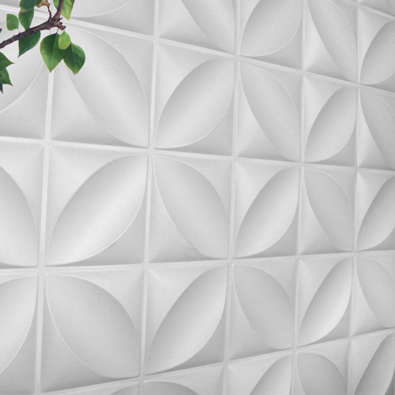 Square Interior Wall Cladding Peel and Stick Texture Effect Wall Cladding