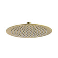 Polished brass round fixed shower head stainless steel wall mounted shower head