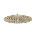 Polished brass round fixed shower head stainless steel wall mounted shower head