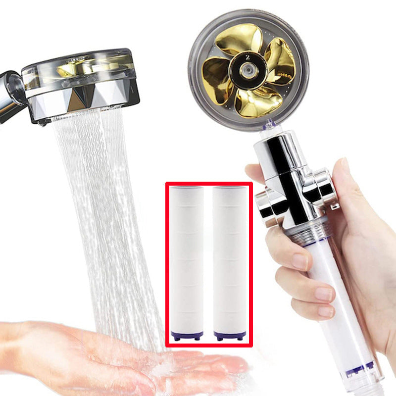 Contemporary handheld shower head with catalyst adjustable shower heads