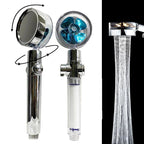 Contemporary handheld shower head with catalyst adjustable shower heads