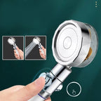 Contemporary handheld shower head with catalyst adjustable shower heads