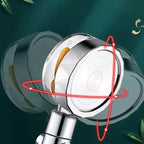 Contemporary handheld shower head with catalyst adjustable shower heads