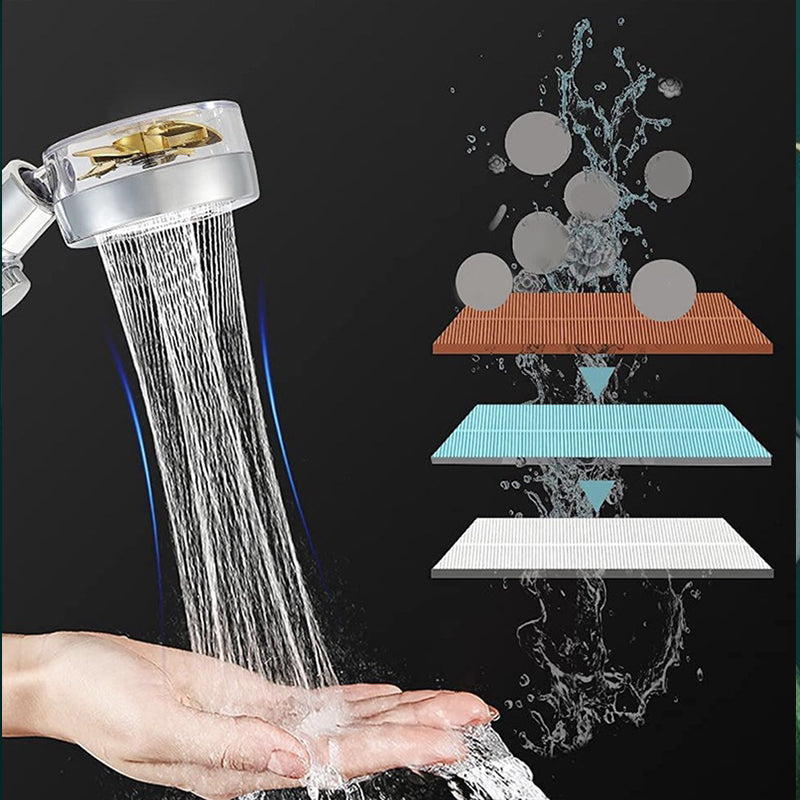Contemporary handheld shower head with catalyst adjustable shower heads