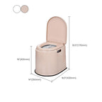 Modern Plastic Floor-Standing Toilet with Soft Close Seat for the Bathroom