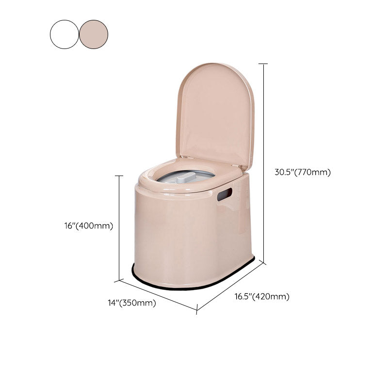 Modern Plastic Floor-Standing Toilet with Soft Close Seat for the Bathroom