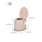 Modern Plastic Floor-Standing Toilet with Soft Close Seat for the Bathroom