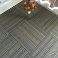 Dark Color Level Loop Carpet Tile Non-Slip Self-Adhesive Indoor Office Carpet Tiles