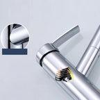 Contemporary Vessel Faucet Pull-Down Faucet with Single Handle