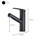 Contemporary Vessel Faucet Pull-Down Faucet with Single Handle