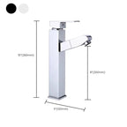 Contemporary Vessel Faucet Pull-Down Faucet with Single Handle