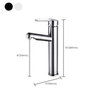 Contemporary Vessel Faucet Pull-Down Faucet with Single Handle