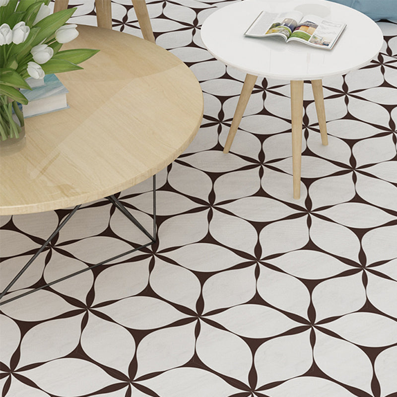 PVC vinyl flooring sample peel-and-stick vinyl flooring with low gloss