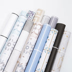 Modern Vinyl Floor Geometric Print Peel and Stick PVC Floor