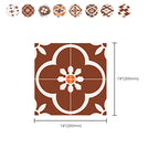 Peel and Stick Vinyl Flooring PVC Sample Vinyl Flooring with Square Edge