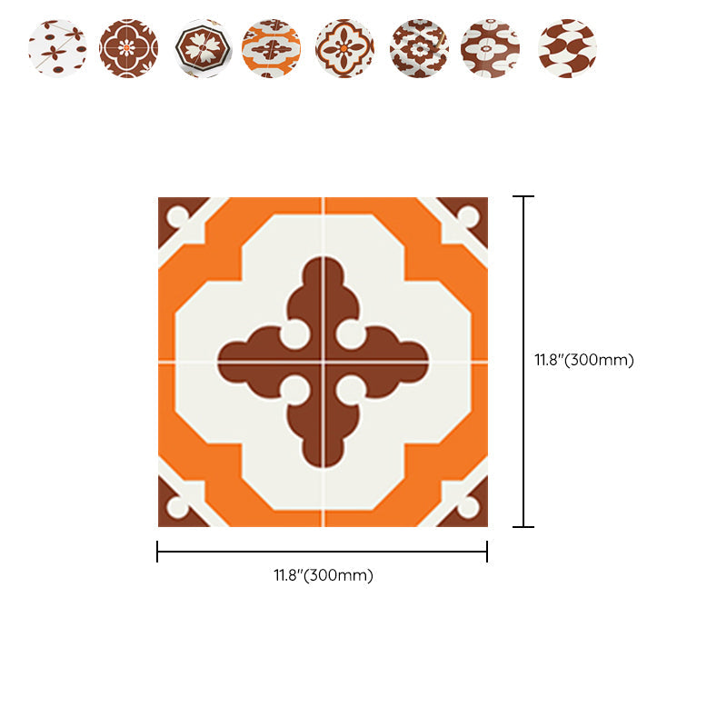 Peel and Stick Vinyl Flooring PVC Sample Vinyl Flooring with Square Edge